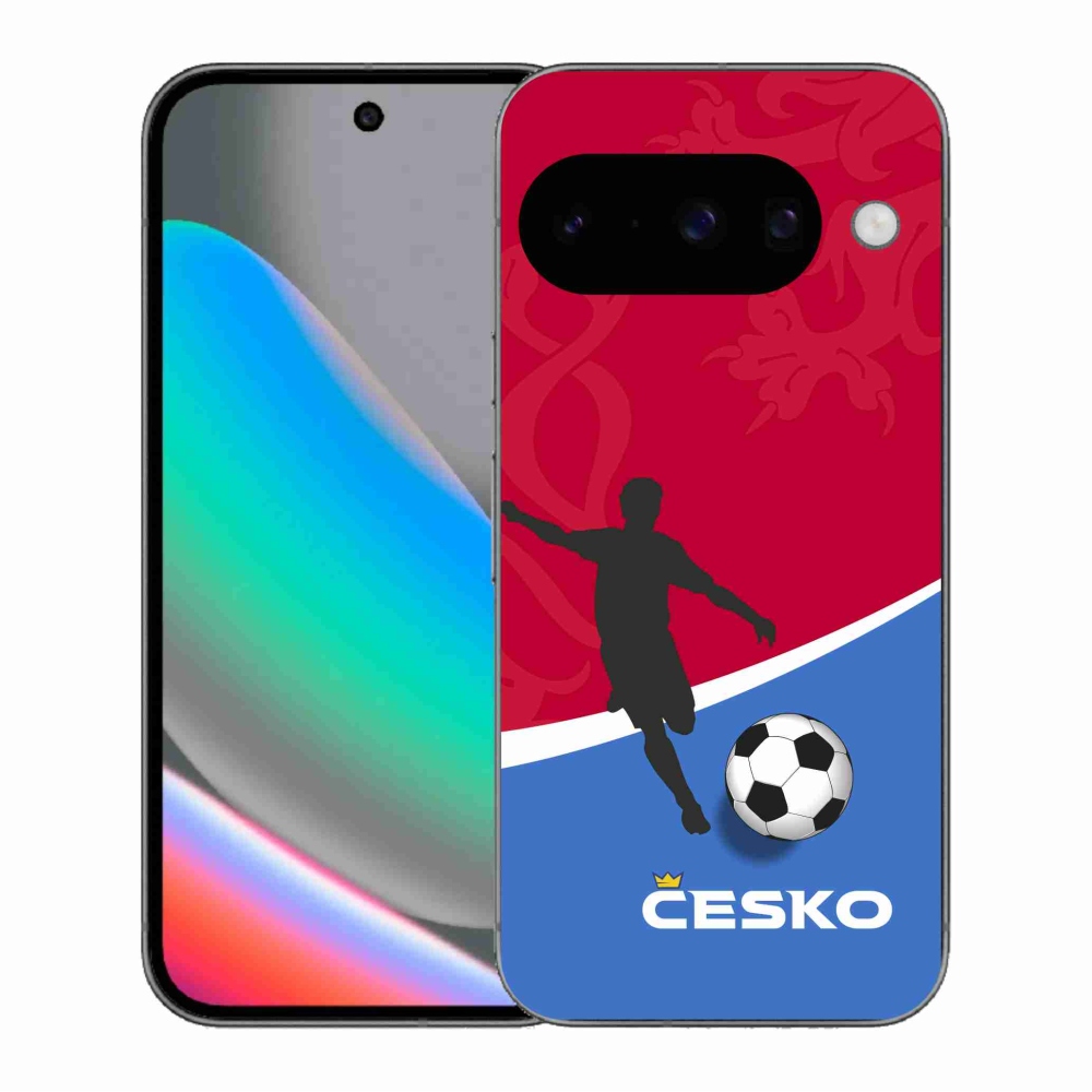 Gelový kryt mmCase na Google Pixel 10 - fotbal Česko