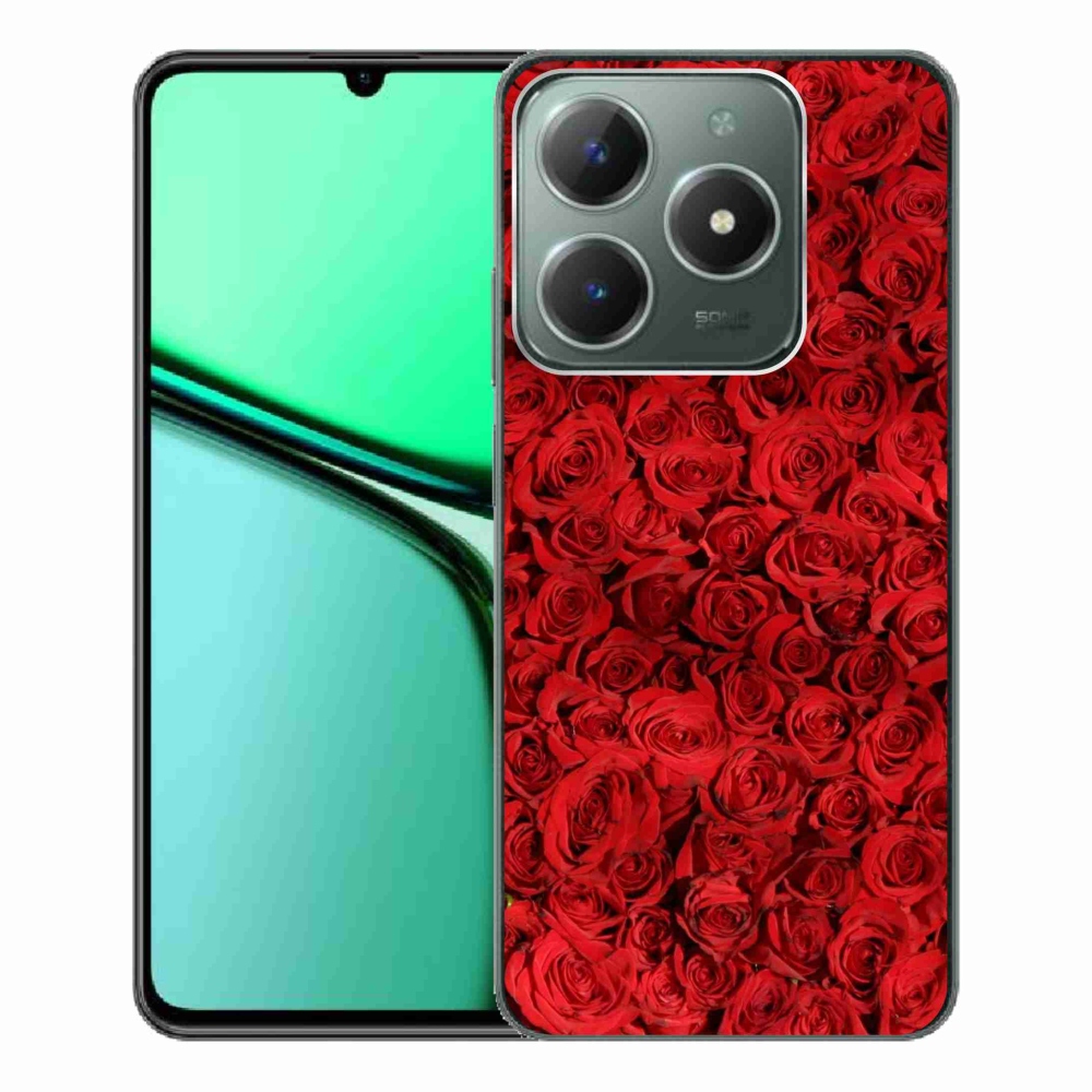 Gelový kryt mmCase na Realme C61 - růže
