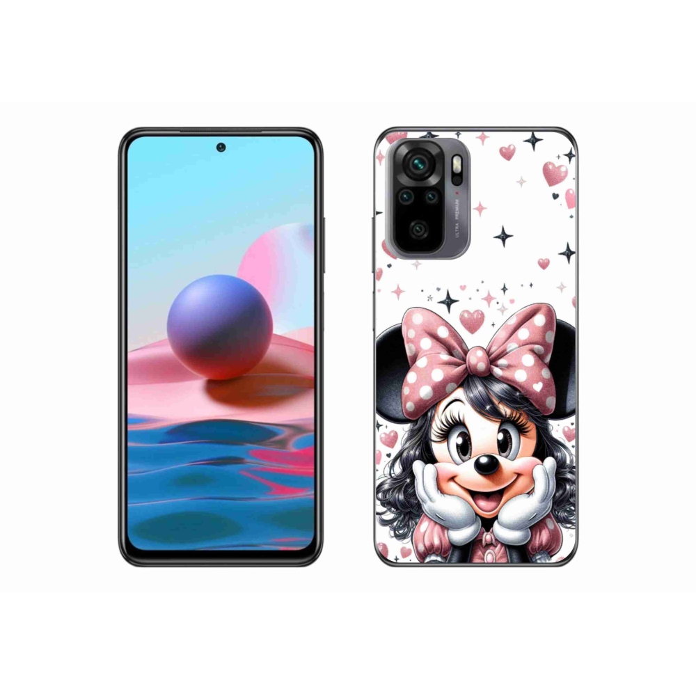 Gelový kryt mmCase na Xiaomi Redmi Note 10S - minnie