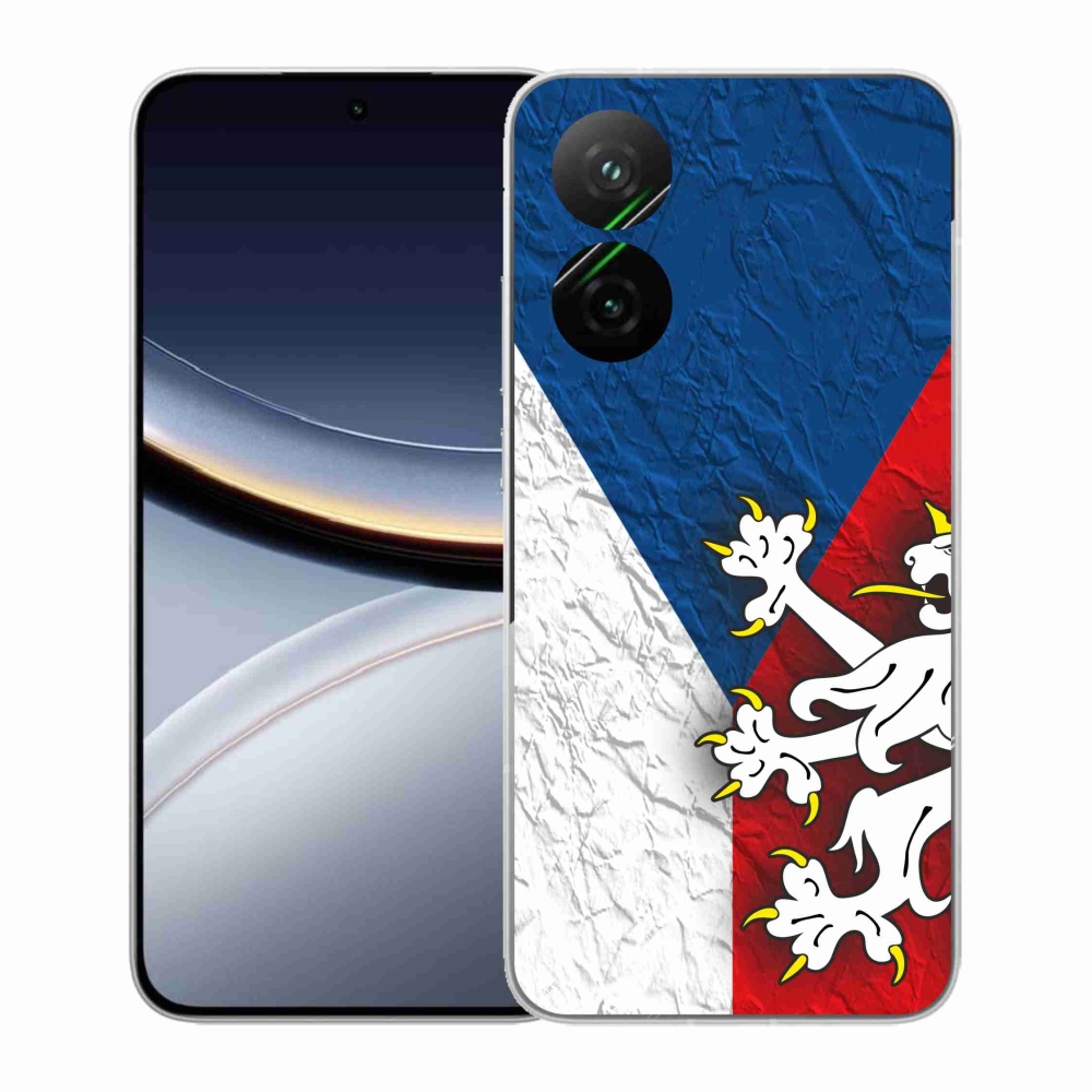 Gelový kryt mmCase na Xiaomi Poco F7 5G - česká vlajka 1