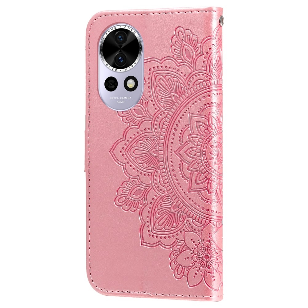 Mandala knížkové pouzdro na Huawei Nova 13 5G - růžové