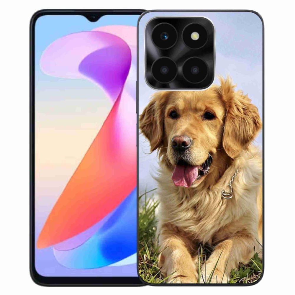Gelový obal mmCase na Honor X6a - zlatý retrívr