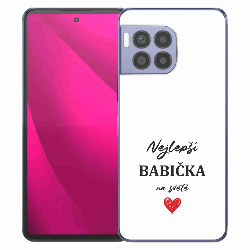 Gelový kryt mmCase na T-Mobile T Phone 2 Pro - nejlepší babička 1 bílé pozadí