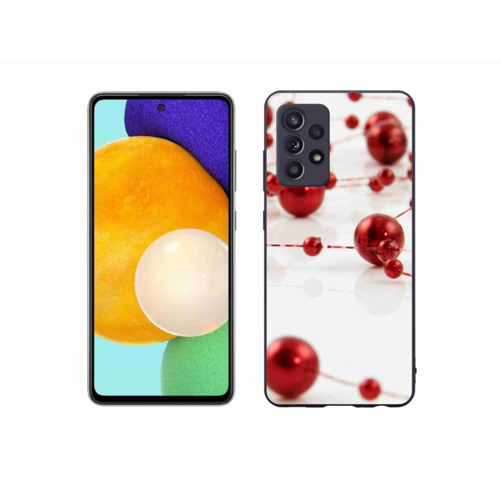 Gelový kryt mmCase na Samsung Galaxy A52s 5G - vánoční řetěz