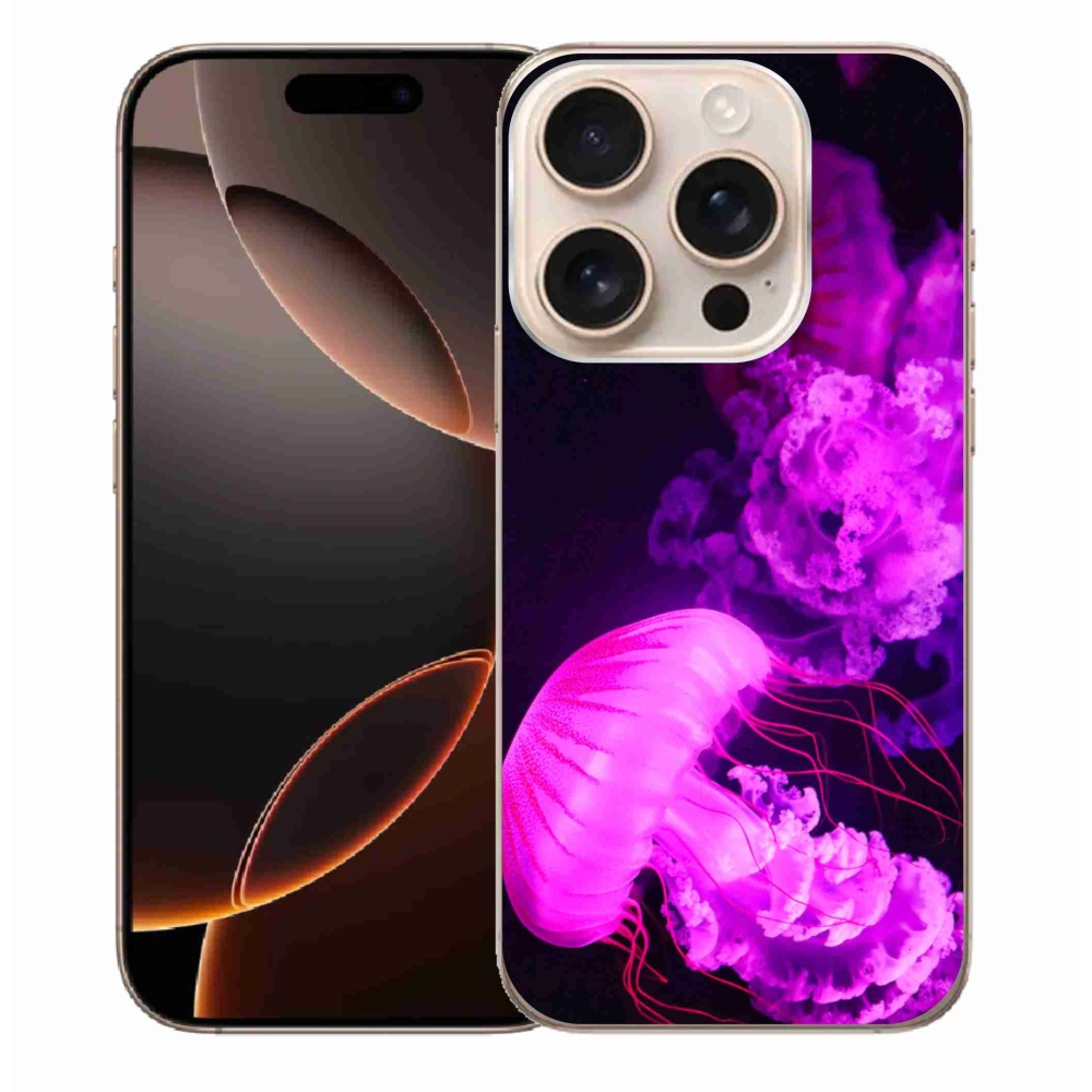 Gelový kryt mmCase na iPhone 16 Pro Max - medúza 1