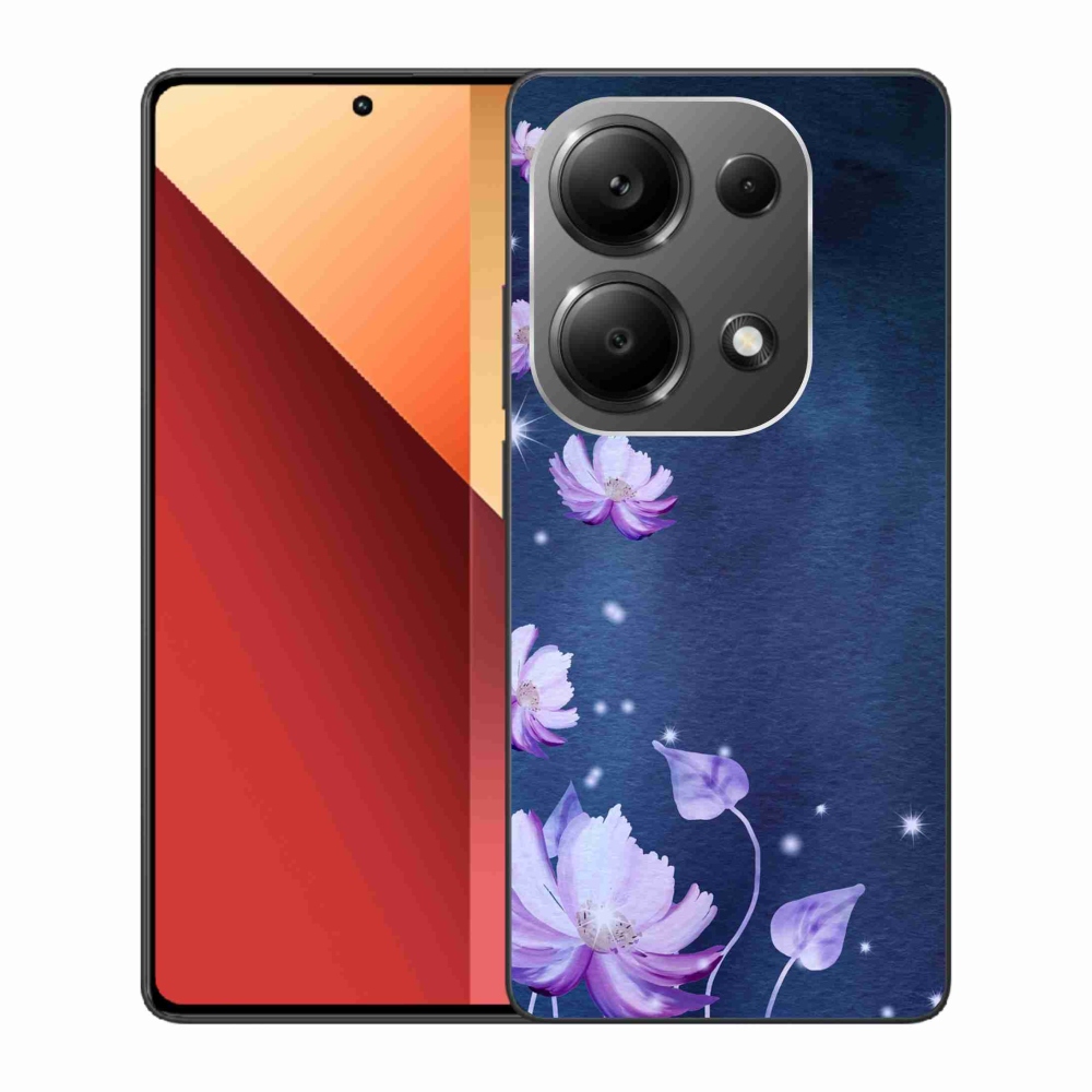 Gelový obal mmCase na Xiaomi Redmi Note 13 Pro 4G/Poco M6 Pro - padající květy