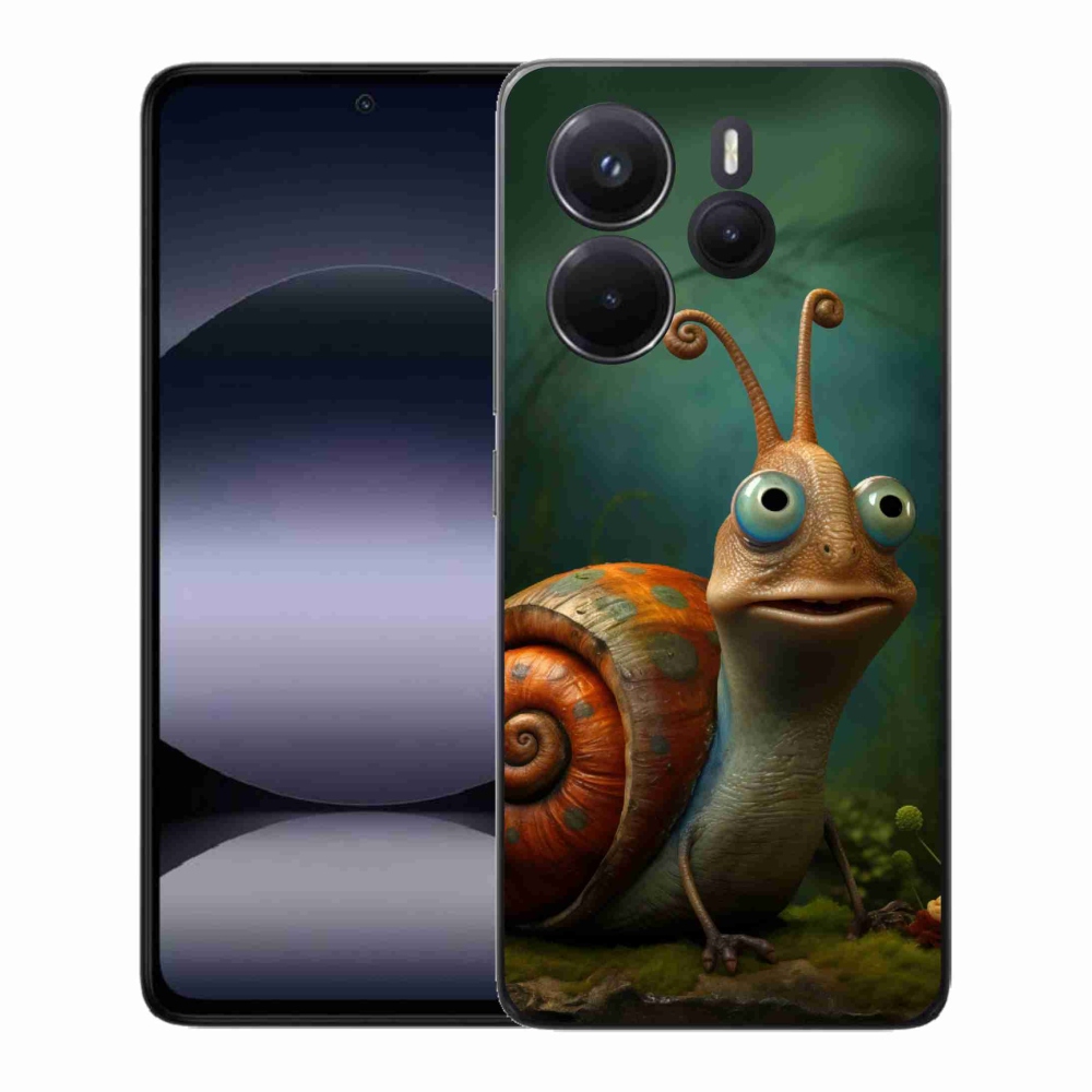 Gelový kryt mmCase na Xiaomi Redmi Note 14 - šnek