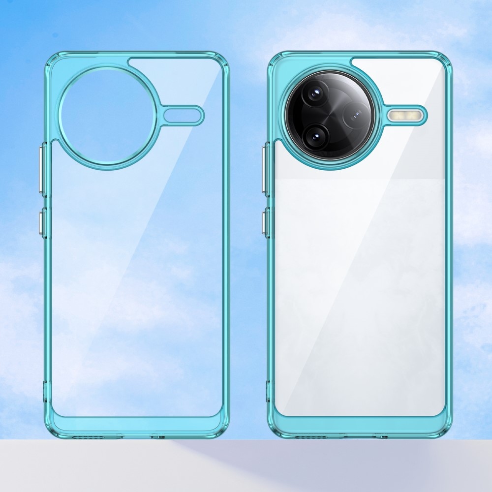 Gelový obal s pevnými zády na Xiaomi Poco F7 Ultra - světlemodrý