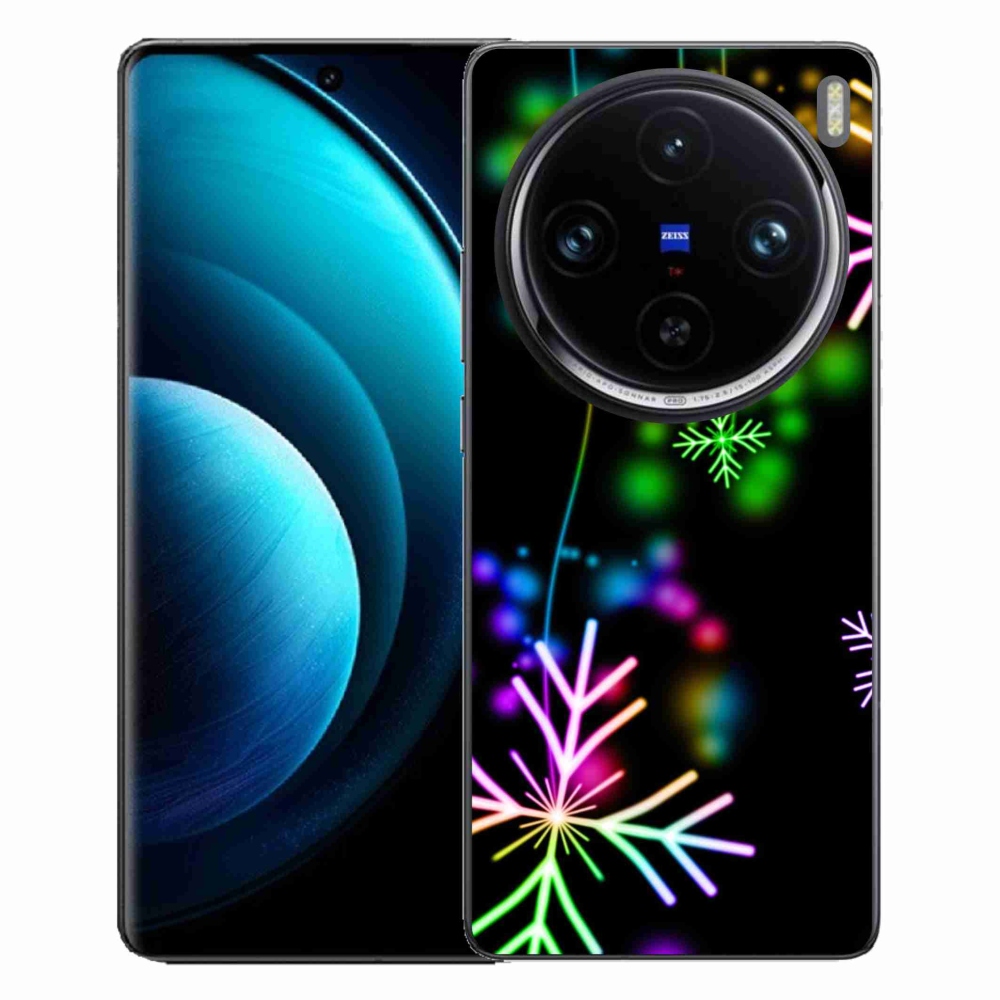 Gelový kryt mmCase na Vivo X100 Pro 5G - barevné vločky