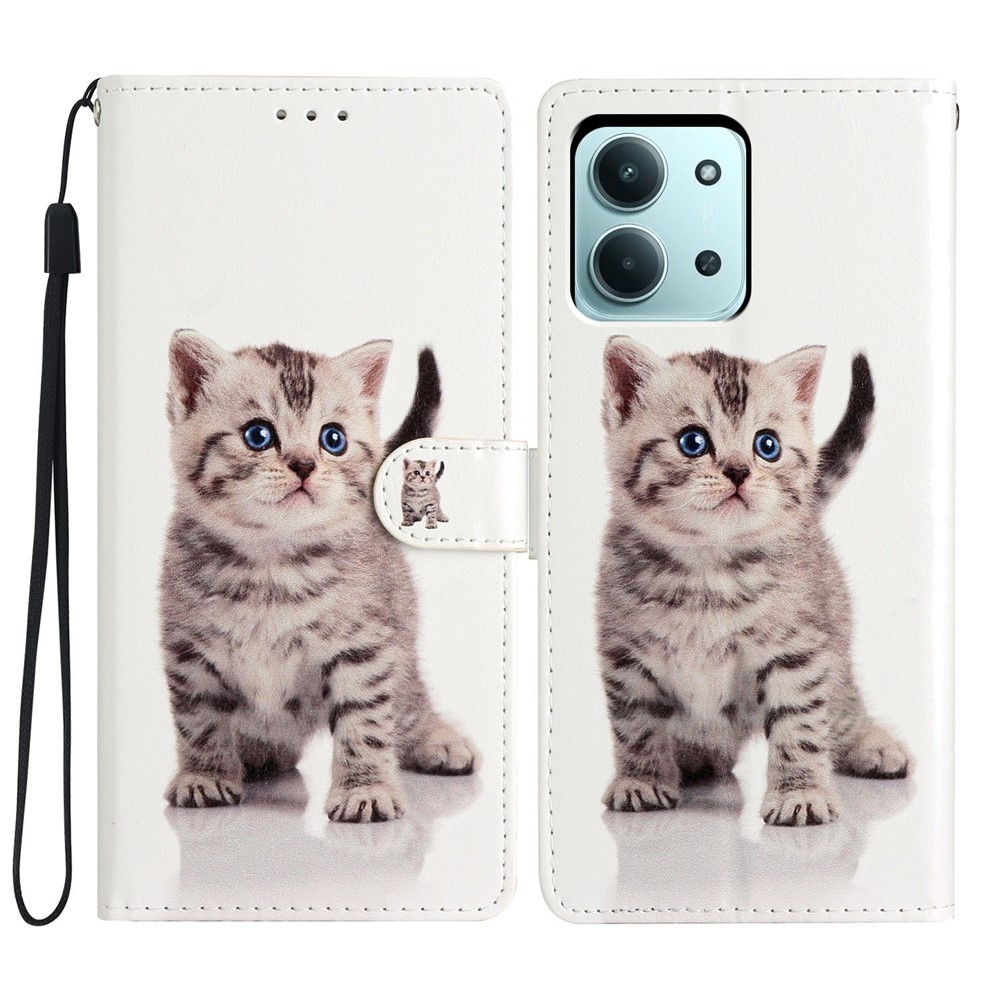 Unique knížkové pouzdro na Xiaomi Redmi 15C 4G/5G (173mm) - kotě
