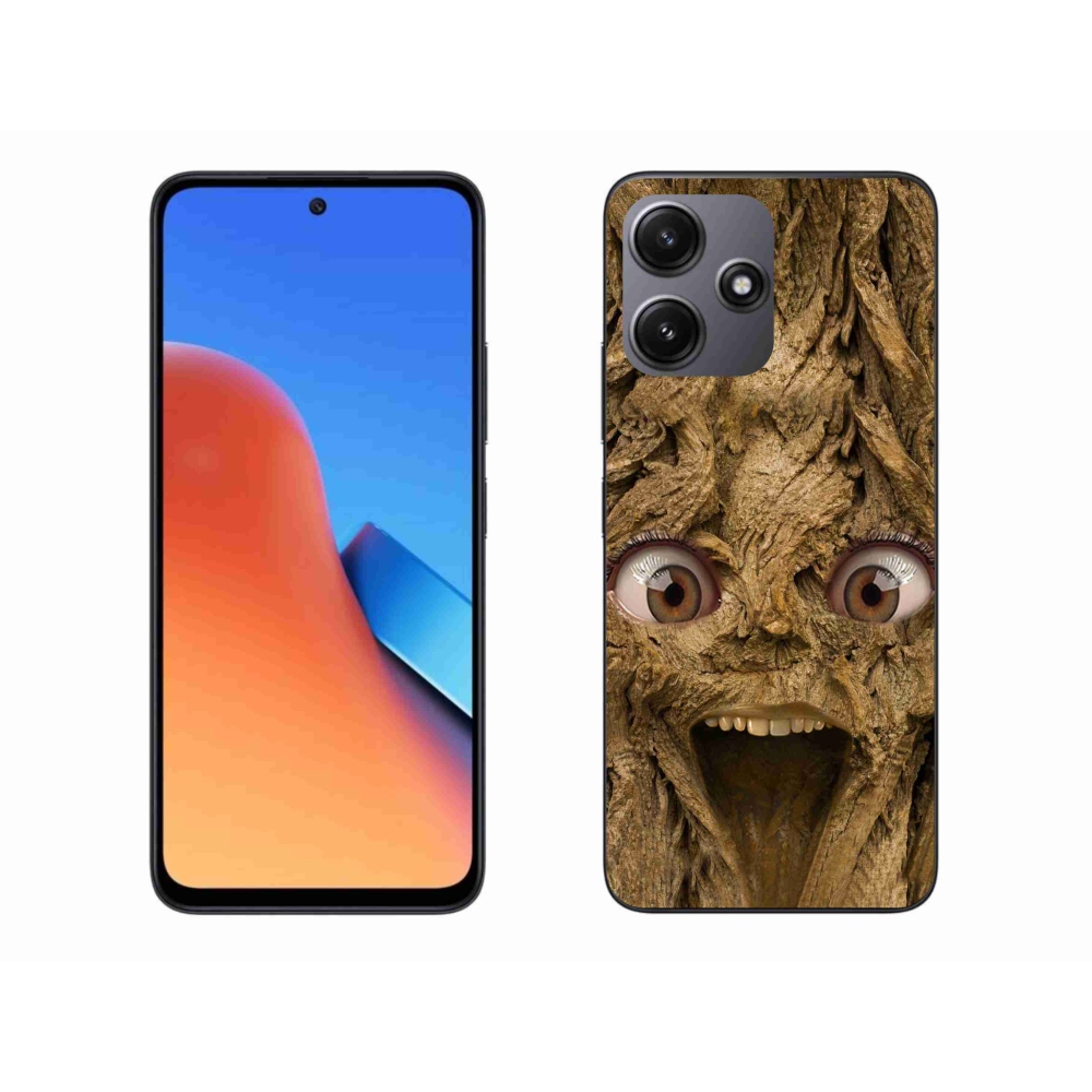 Gelový kryt mmCase na Xiaomi Redmi 12 5G - veselý strom s očima