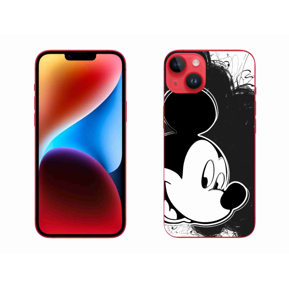 Gelový kryt mmCase na iPhone 14 Plus - mickey mouse 1