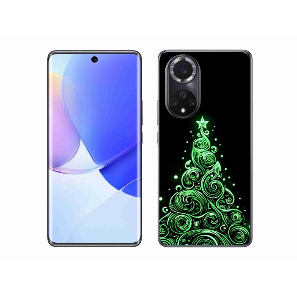 Gelový kryt mmCase na Honor 50 - neonový vánoční stromek 3