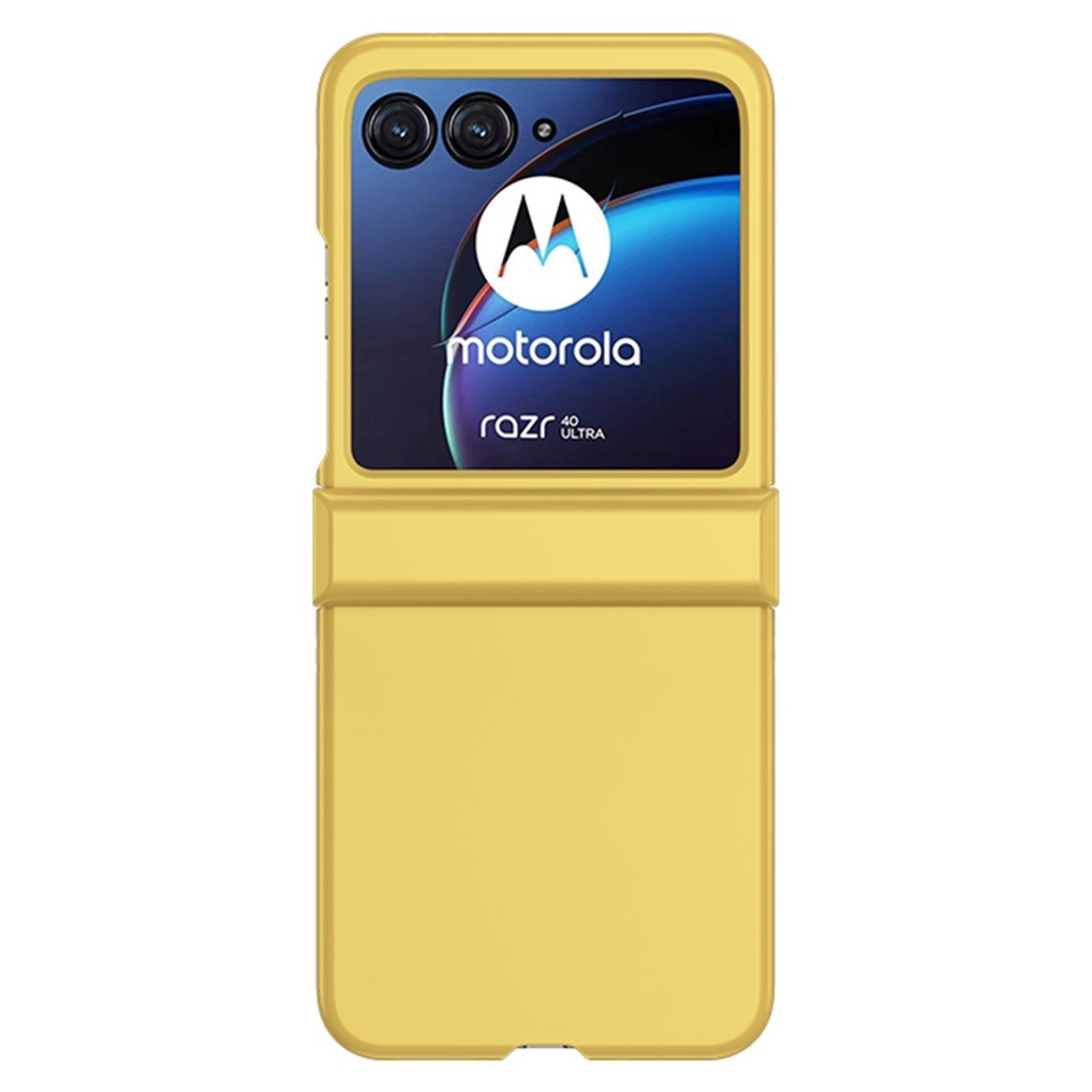 Hard plastový kryt na Motorola Razr 40 Ultra 5G - žlutý