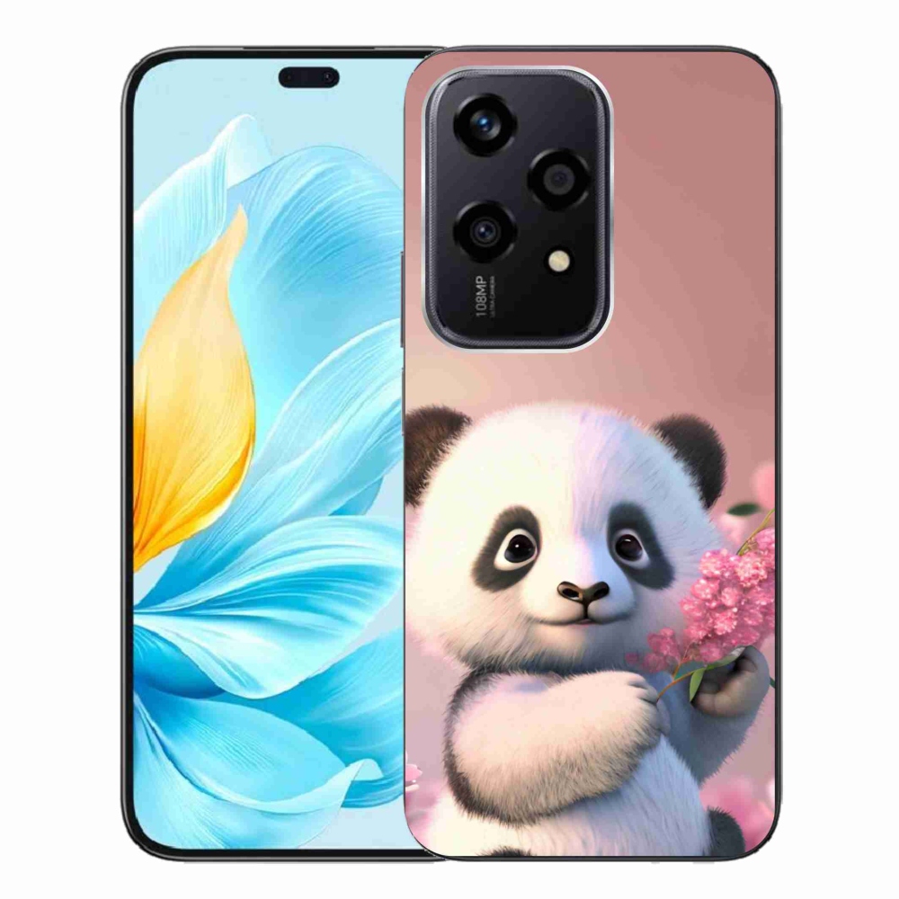 Gelový kryt mmCase na Honor 200 Lite 5G - roztomilá panda