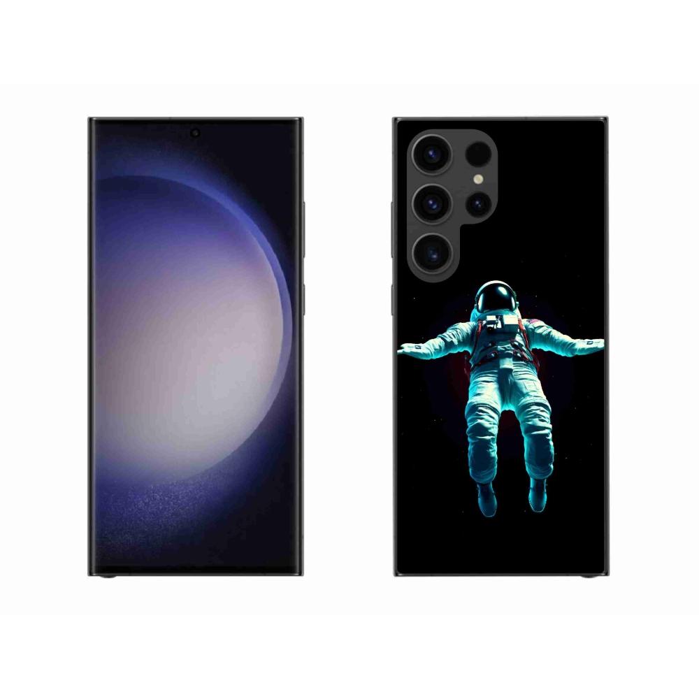 Gelový kryt mmCase na Samsung Galaxy S23 Ultra 5G - kosmonaut