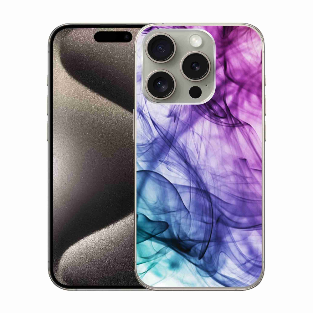 Gelový kryt mmCase na iPhone 15 Pro - abstraktní vzor