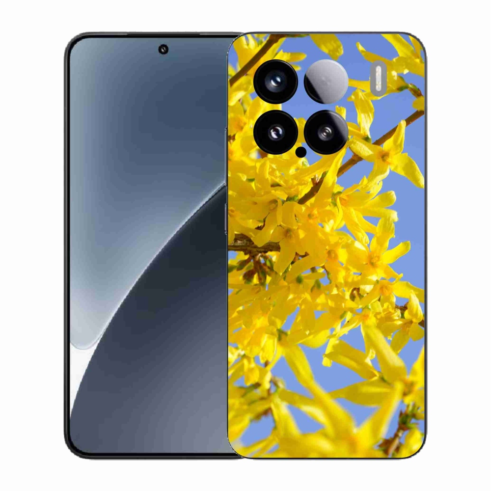 Gelový kryt mmCase na Xiaomi 15 - žluté květy