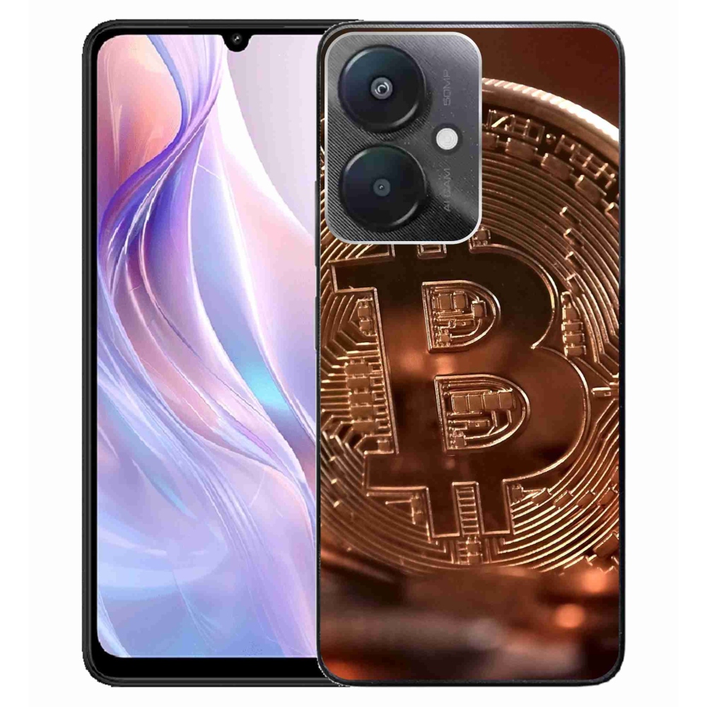 Gelový kryt mmCase na Xiaomi Redmi 13C 5G - bitcoin
