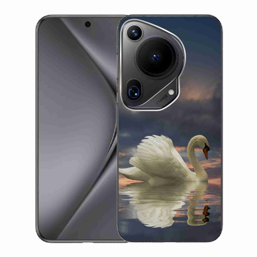 Gelový kryt mmCase na Huawei Pura 70 Ultra - labuť