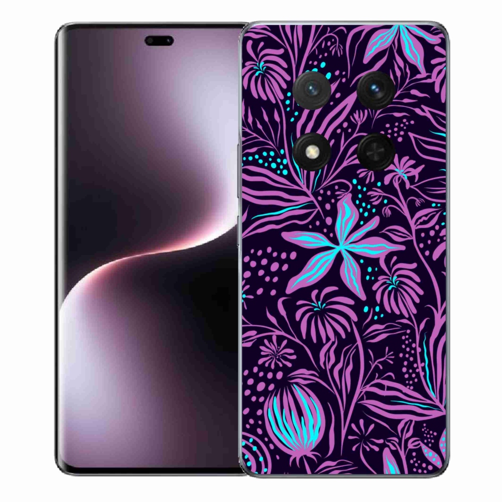 Gelový kryt mmCase na Honor Magic 7 Lite 5G - květiny 2
