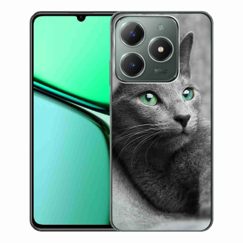 Gelový kryt mmCase na Realme C61 - kočka 2