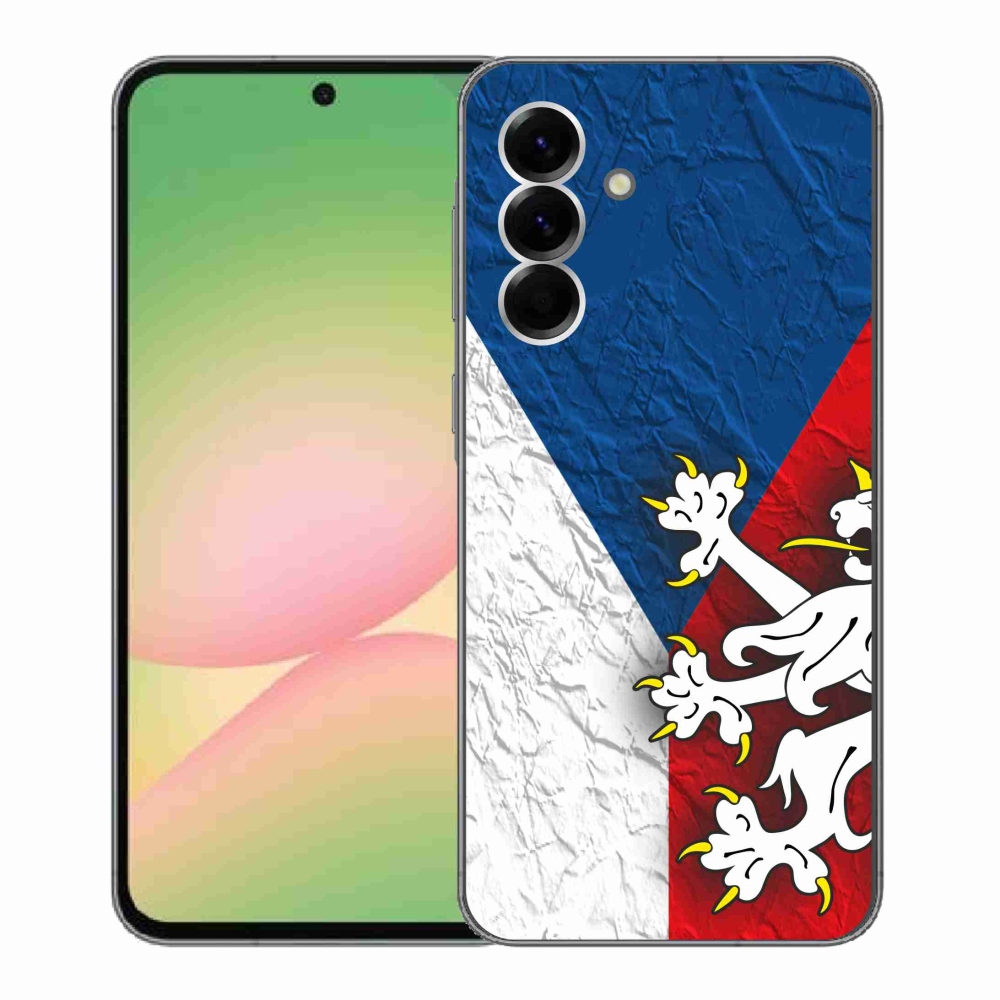 Gelový kryt mmCase na Samsung Galaxy A56 5G - česká vlajka 1