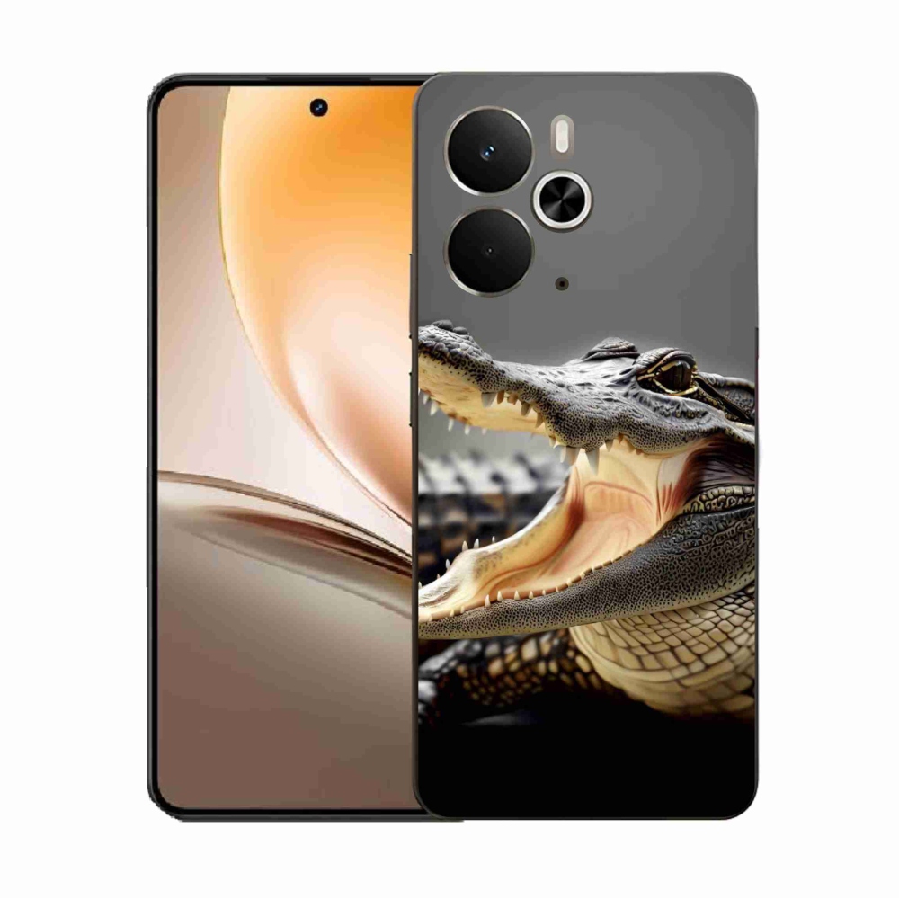 Gelový kryt mmCase na Realme 14 5G - krokodýl