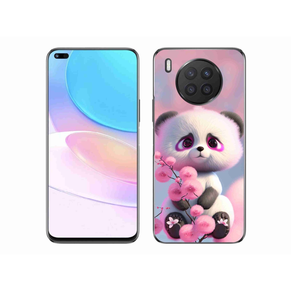 Gelový kryt mmCase na Huawei Nova 8i - roztomilá panda 1