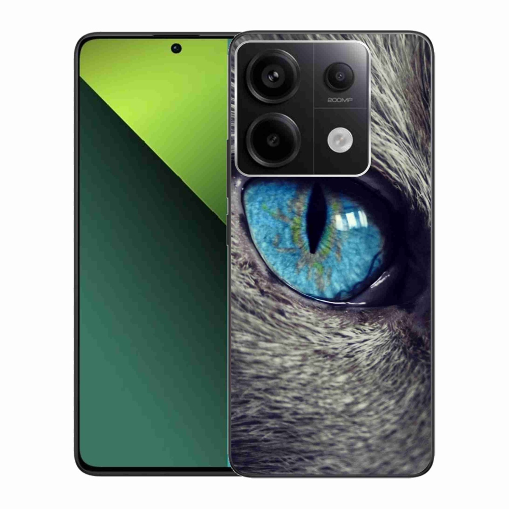 Gelový kryt mmCase na Xiaomi Redmi Note 13 Pro 5G/Poco X6 5G - modré kočičí oko