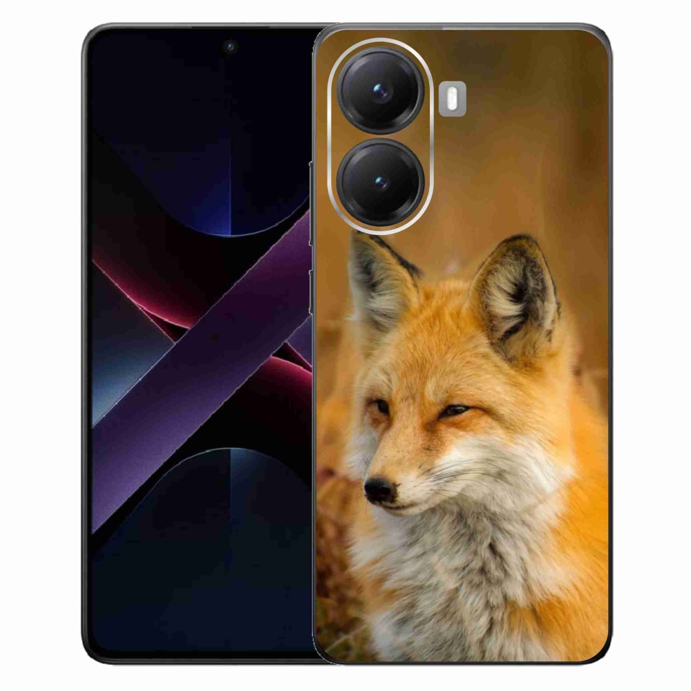 Gelový kryt mmCase na Xiaomi Poco X7 Pro 5G - liška