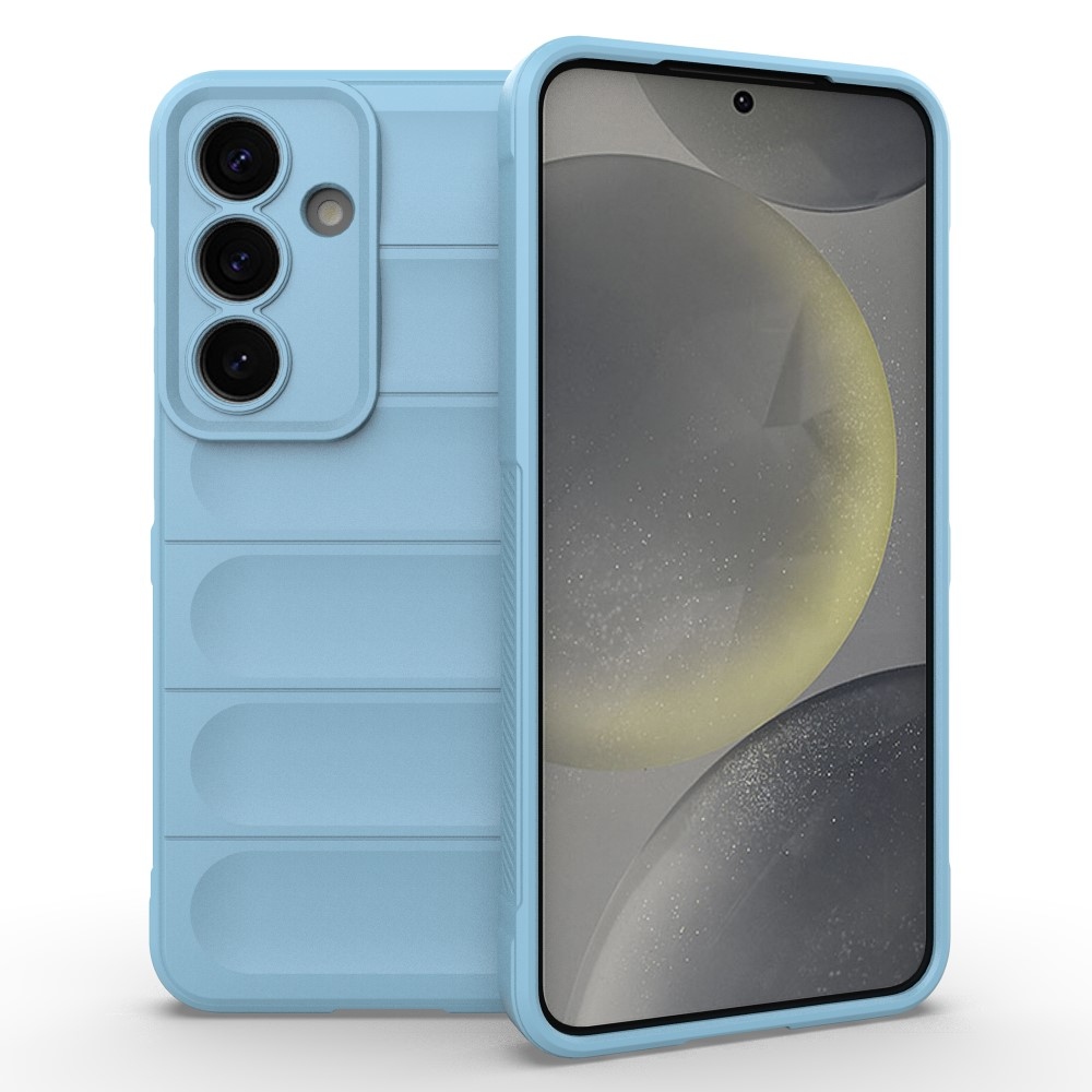 Rugg odolný gelový obal na Samsung Galaxy S25+ - světlemodrý