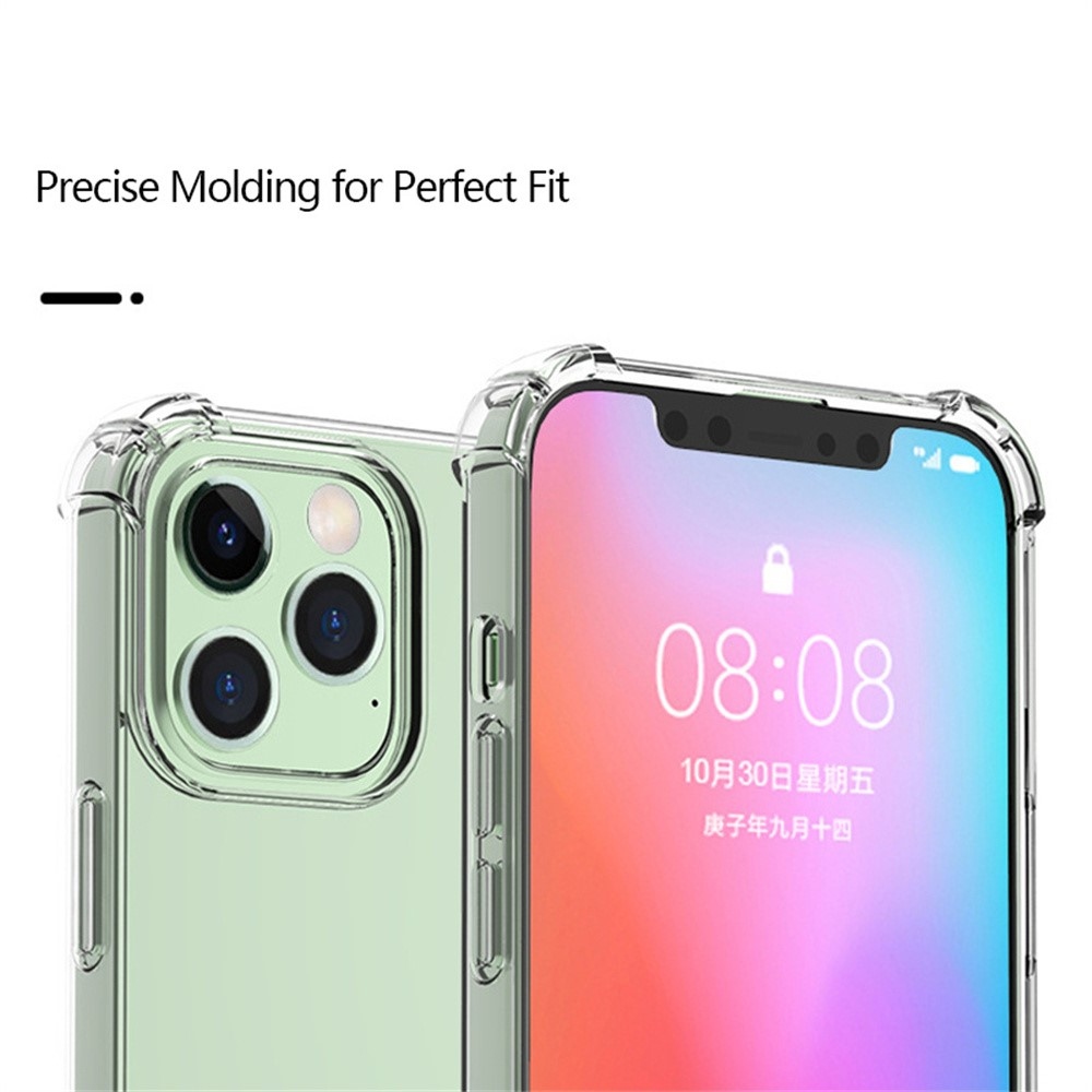 Průhledný gelový obal s vyztuženými rohy na Xiaomi 14T Pro - průhledný