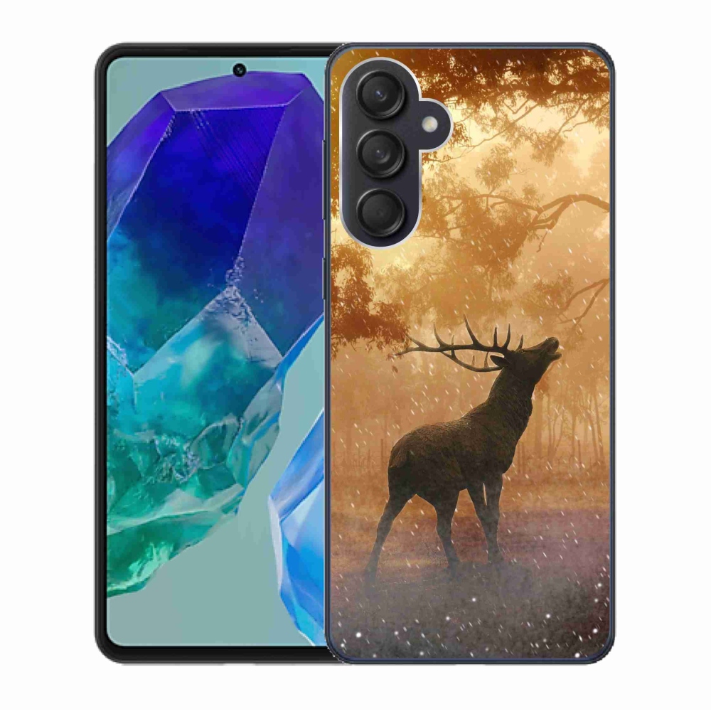 Gelový kryt mmCase na Samsung Galaxy M55 5G - jelen v říji