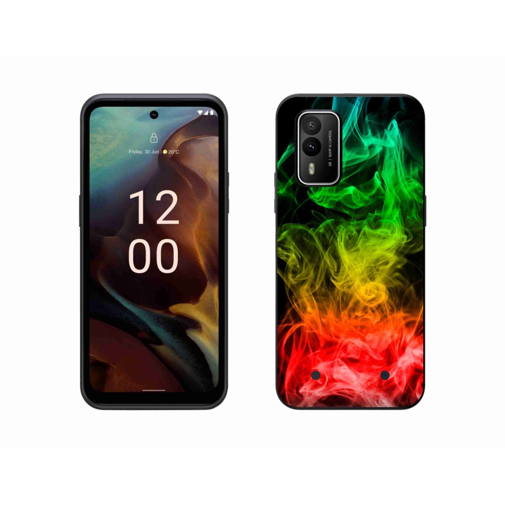 Gelový kryt mmCase na Nokia XR21 - abstraktní vzor 7