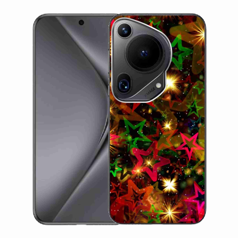Gelový kryt mmCase na Huawei Pura 70 Ultra - barevné hvězdičky