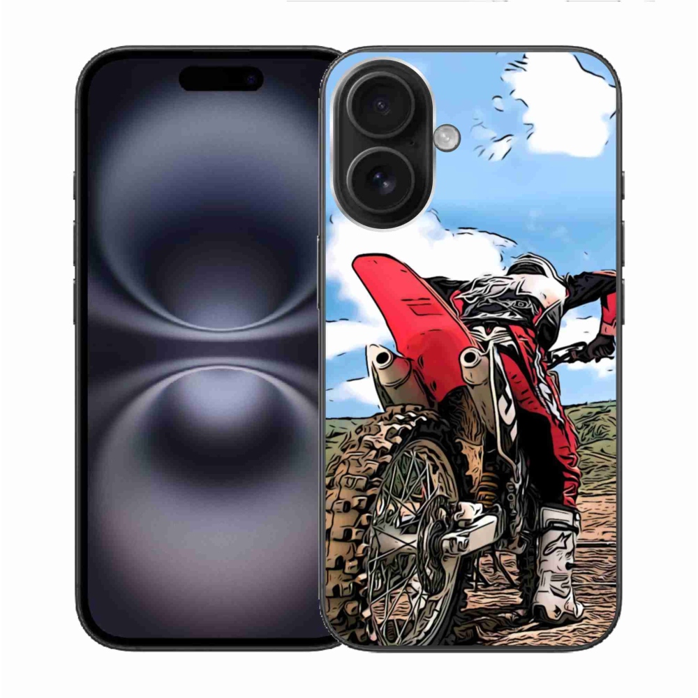 Gelový kryt mmCase na iPhone 16 - moto