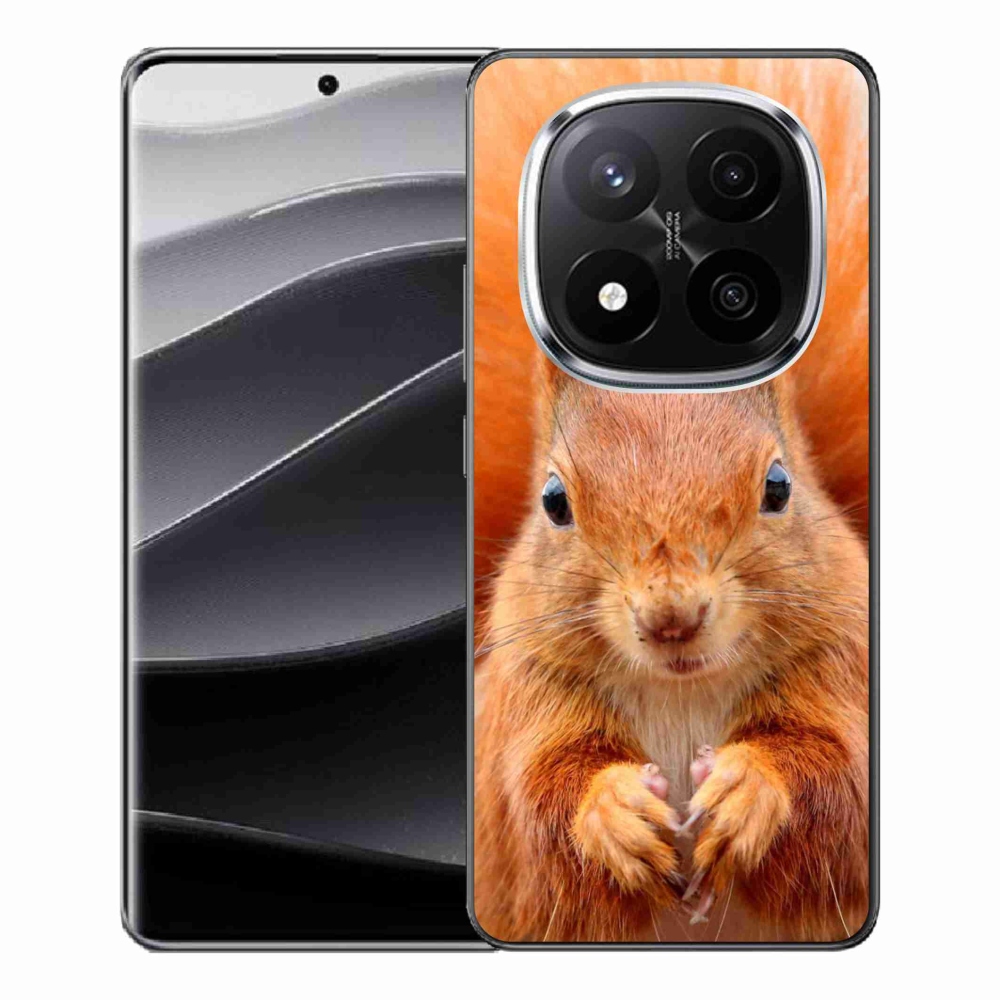 Gelový kryt mmCase na Xiaomi Redmi Note 14 Pro+ 5G - veverka