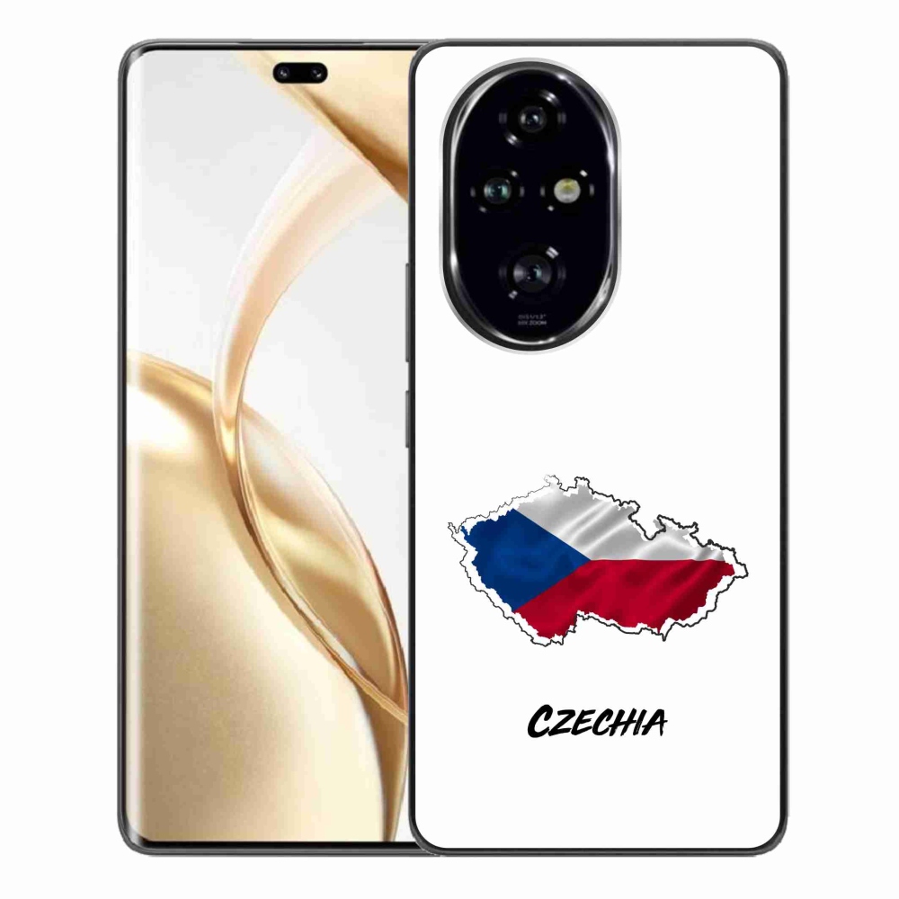 Gelový kryt mmCase na Honor 200 Pro 5G - Czechia bílé pozadí