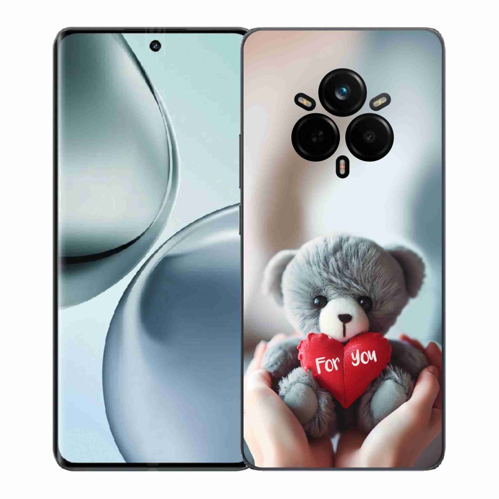 Gelový kryt mmCase na Realme 14 Pro+ 5G - medvídek pro zamilované