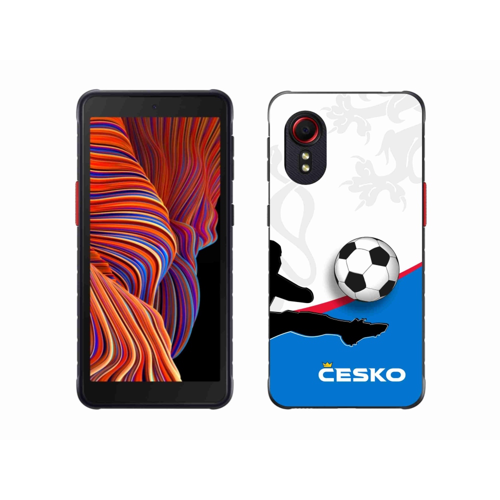 Gelový kryt mmCase na Samsung Galaxy Xcover 5 - fotbal Česko 3