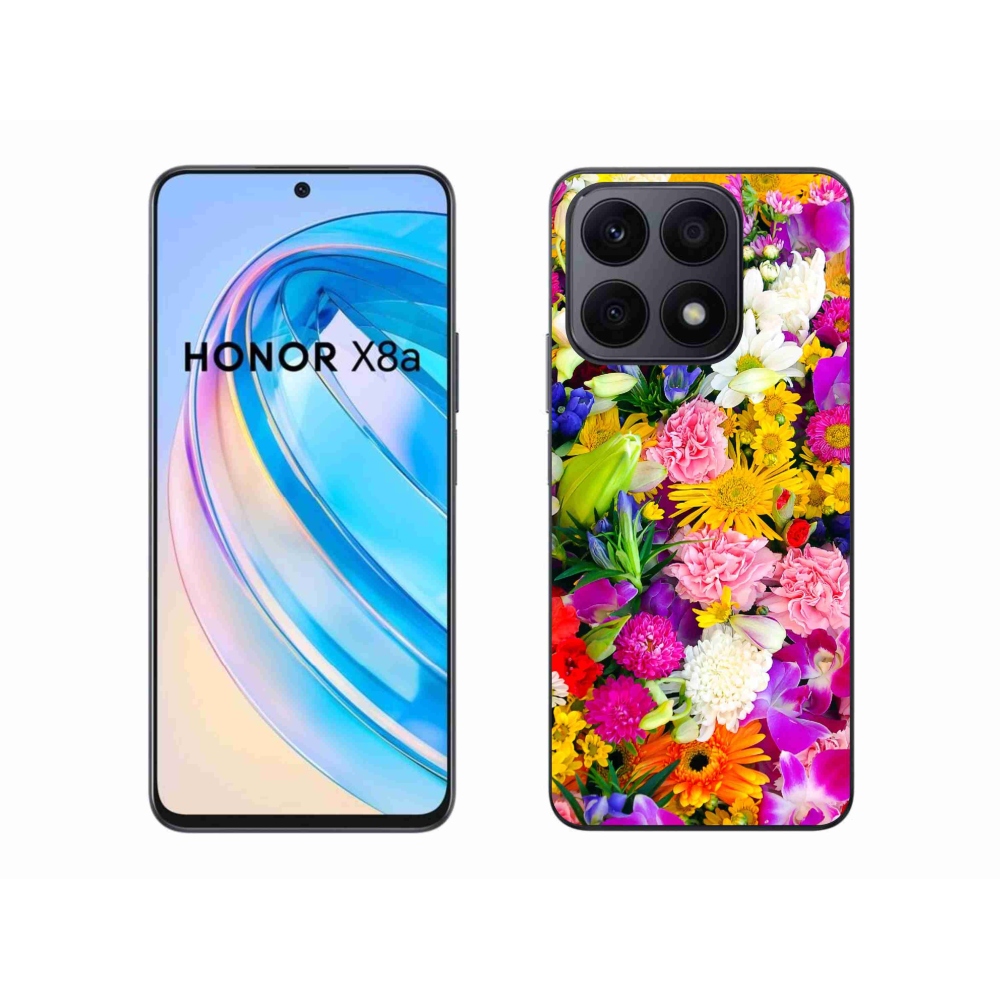 Gelový kryt mmCase na Honor X8a - květiny 12
