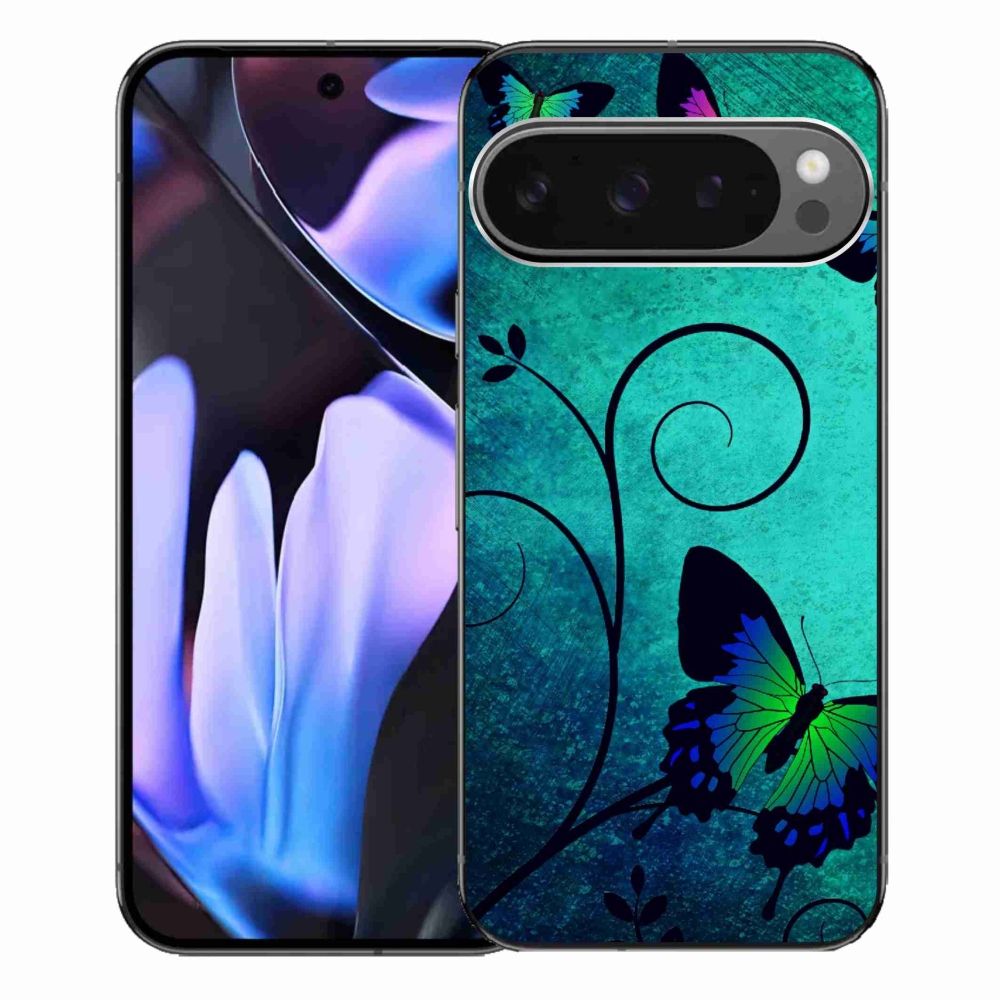 Gelový kryt mmCase na Google Pixel 9 Pro XL - barevní motýli