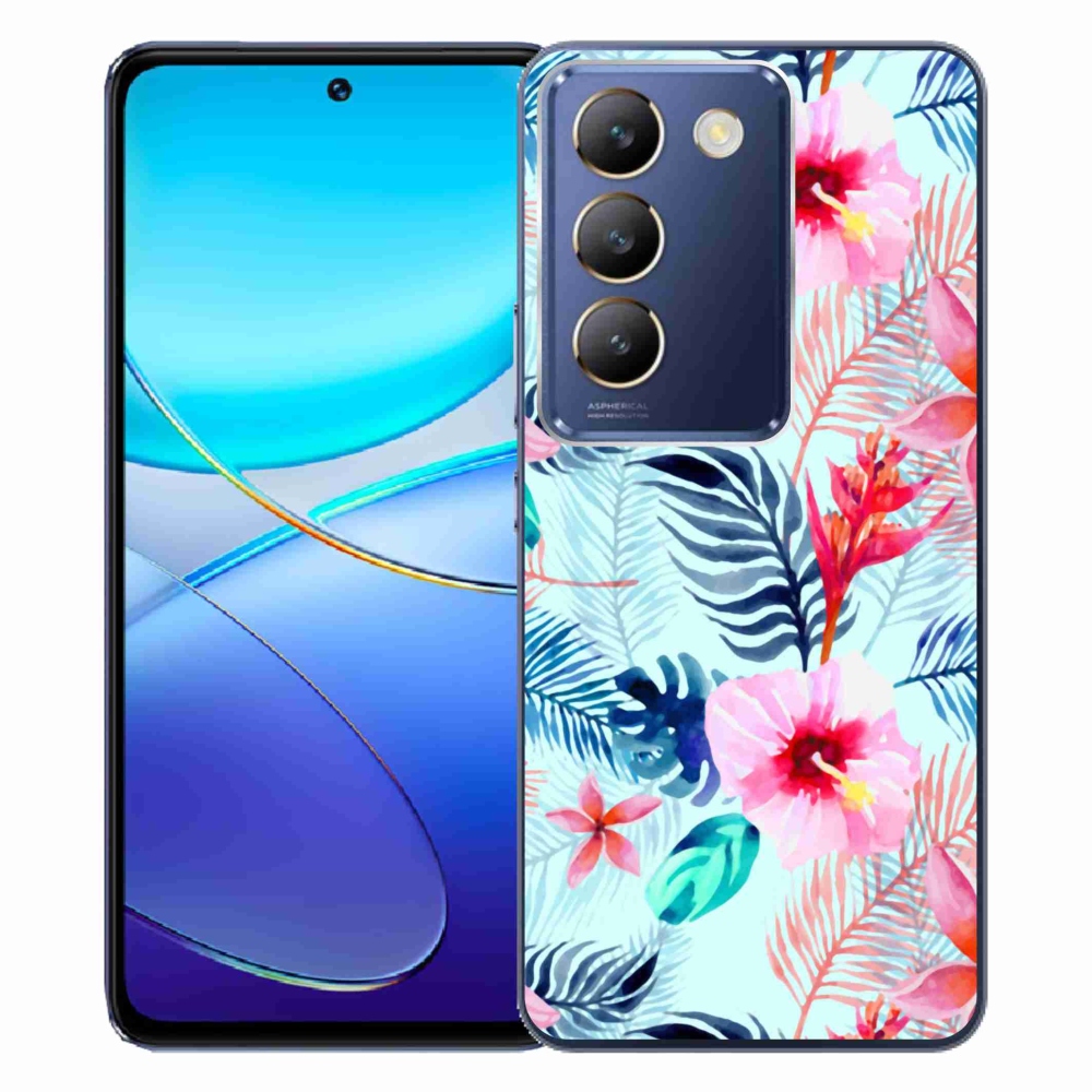Gelový kryt mmCase na Vivo V40 SE 4G/5G - květiny