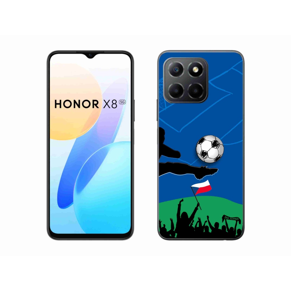 Gelový kryt mmCase na Honor X8 5G/Honor 70 Lite 5G - fanoušci fotbalu