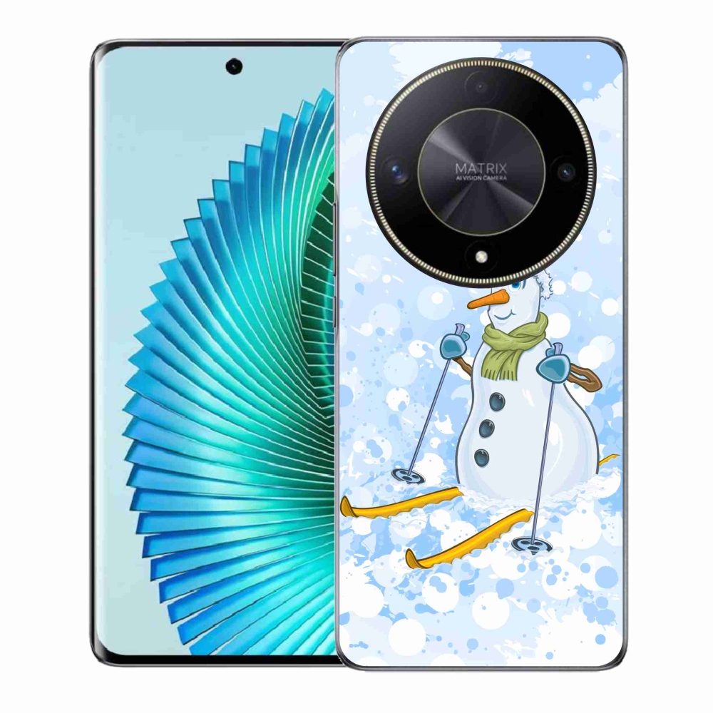 Gelový kryt mmCase na Honor Magic 6 Lite 5G - sněhulák