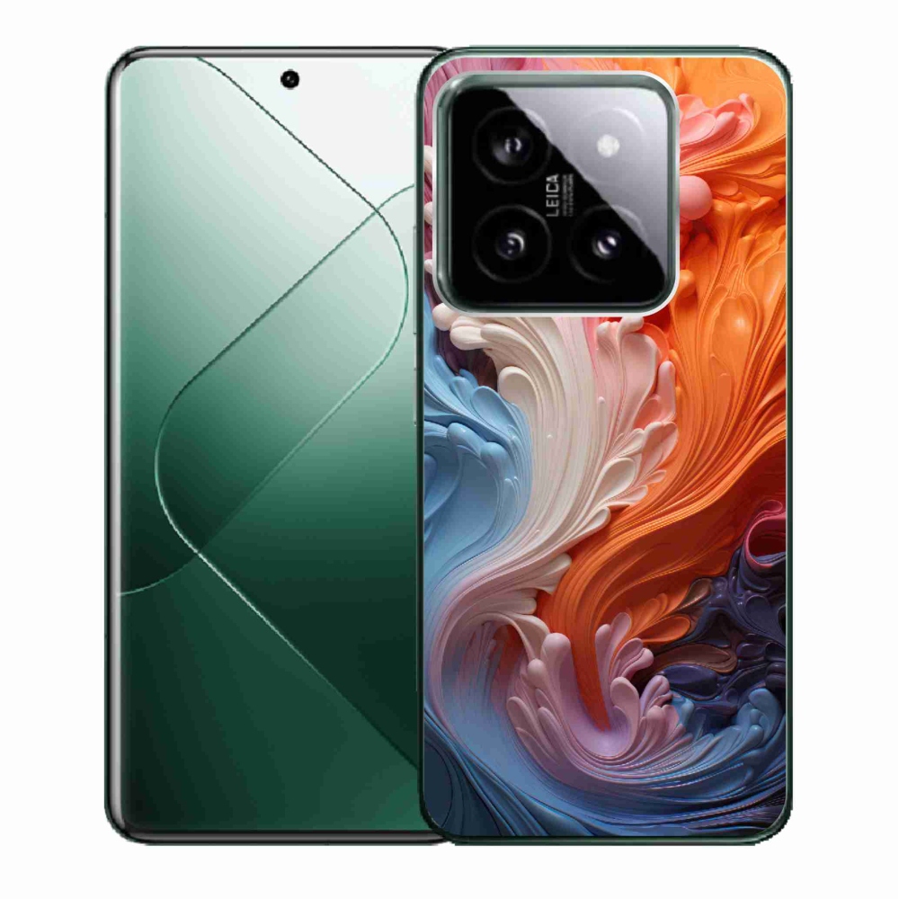 Gelový kryt mmCase na Xiaomi 14 - abstraktní motiv 8