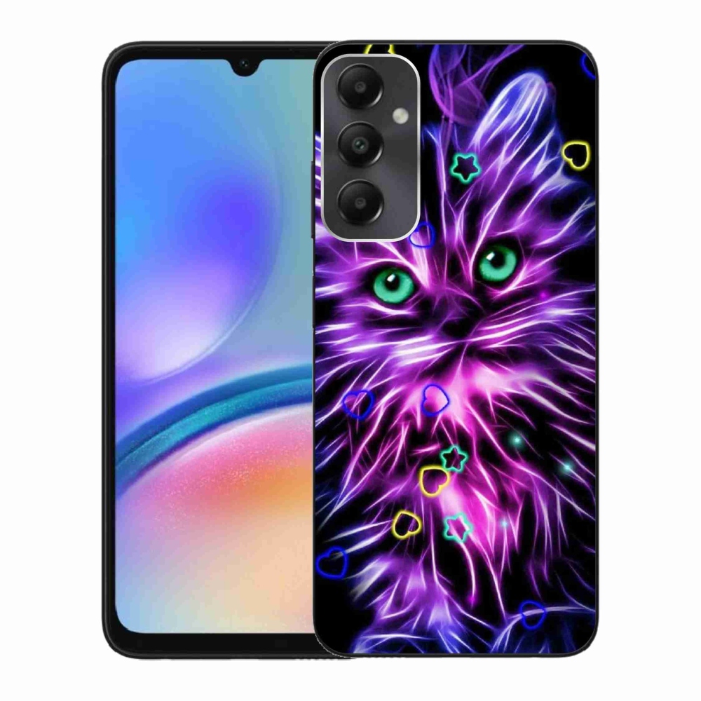 Gelový kryt mmCase na Samsung Galaxy A05s - abstraktní kočka