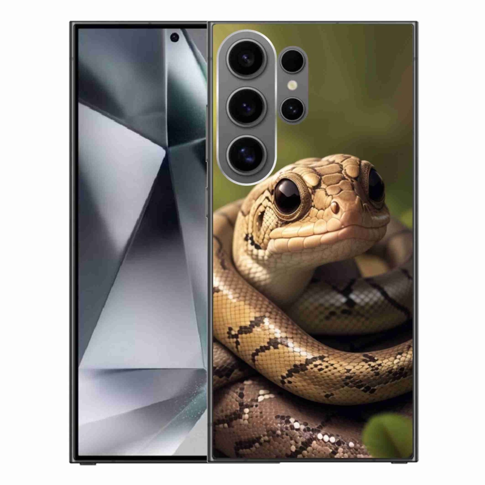 Gelový kryt mmCase na Samsung Galaxy S24 Ultra - had 1