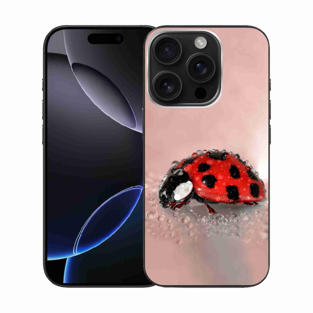Gelový kryt mmCase na iPhone 16 Pro - beruška